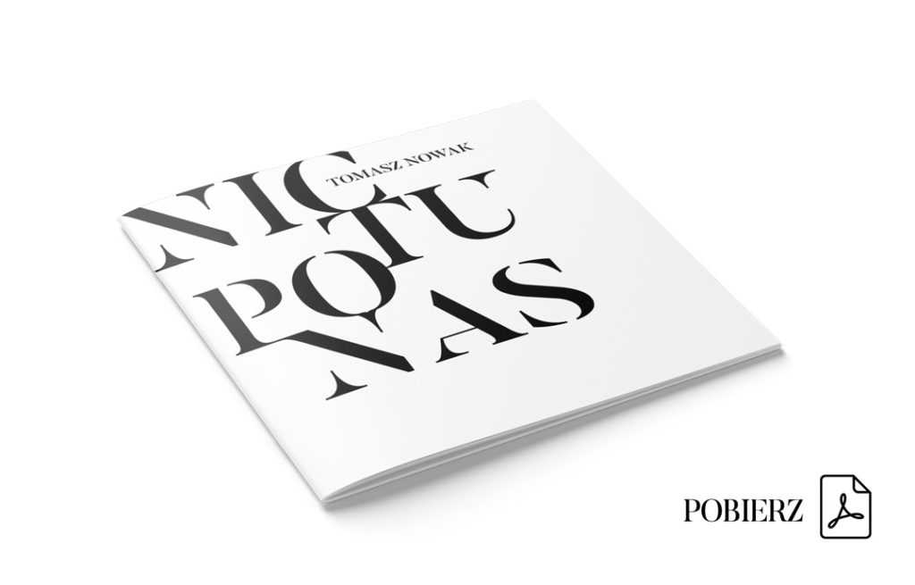 Pobierz tomik „Nic tu po nas”